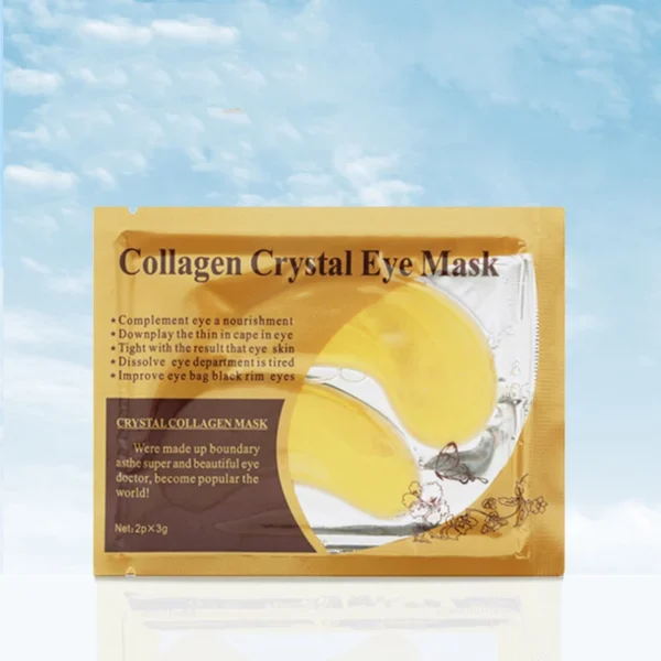 Hot 1 Pair Gold Crystal Collagen Eye Mask Eye Patches for Eye Care Dark Circles Remove Anti-Aging Wrinkle Skin Eye Beauty - Image 4