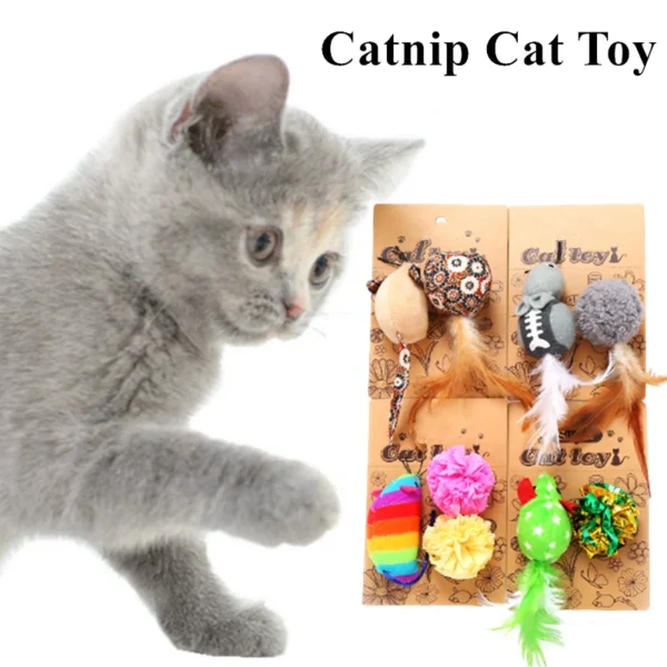 Hot Mice Animal Cat Toys Catnip Interactive Cat Ball Pet Products Kitten Toys Cat Supplies Cat Toys Supplies - Image 2