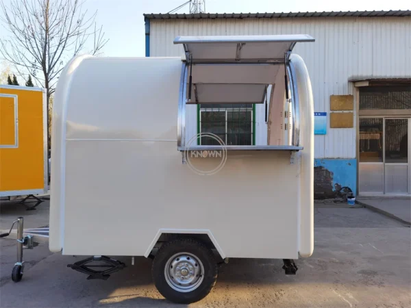 Concession Coffee Trailer Van With Fully Kithen Equipments Snack Fast Food Truck Trailer Ice Cream Hot Dog Cart - Image 5