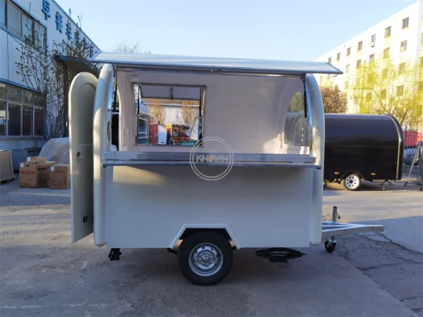 Concession Coffee Trailer Van With Fully Kithen Equipments Snack Fast Food Truck Trailer Ice Cream Hot Dog Cart - Image 6