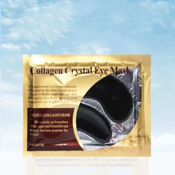 Hot 1 Pair Gold Crystal Collagen Eye Mask Eye Patches for Eye Care Dark Circles Remove Anti-Aging Wrinkle Skin Eye Beauty - Image 5